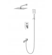 Душевая система встраиваемая WONZON & WOGHAND FLEX, Брашированный никель (WW-88939072-BN)