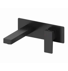 Смеситель для раковины встраиваемый WONZON & WOGHAND CUBE 2.0, Черный матовый (WW-88869068-MB)