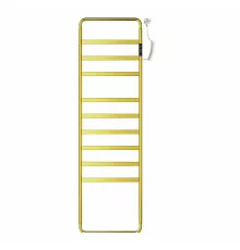 Полотенцесушитель электрический WONZON & WOGHAND, Брашированное золото (WW-A204-BG)