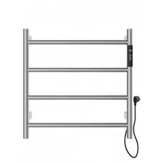 Полотенцесушитель электрический WONZON & WOGHAND, Брашированный никель (WW-AL404-BR)