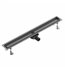 Душевой трап-лоток 90 см WONZON & WOGHAND, Темный графит (WW-651900T-BGM)