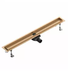 Душевой трап-лоток 90 см WONZON & WOGHAND, Брашированное розовое золото (WW-651900T-BRG)