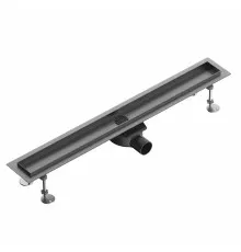 Душевой трап-лоток 80 см WONZON & WOGHAND, Темный графит (WW-651800T-BGM)