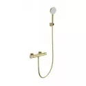 Смеситель для душа с термостатом WONZON & WOGHAND, Брашированное золото (WW-B2029-A-BG)