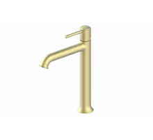 Смеситель для раковины высокий Wonzon & Woghand, Брашированное золото (WW-88019073-BG)