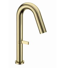 Смеситель для раковины высокий WONZON & WOGHAND, Брашированное золото (WW-6068-BG)