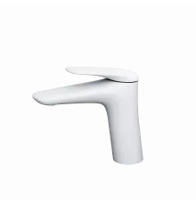 Смеситель для раковины WONZON & WOGHAND, Белый матовый (WW-A41222-MW)