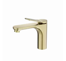 Смеситель для раковины WONZON & WOGHAND, Брашированное золото (WW-H010-BG)