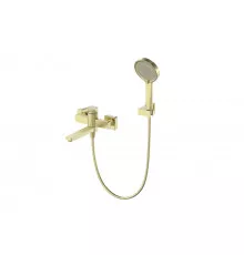 Смеситель для ванны с душем WONZON & WOGHAND, Брашированное золото (WW-88639010-BG)