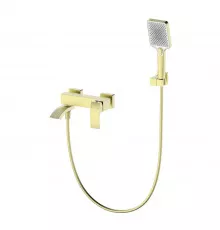 Смеситель для ванны с душем WONZON & WOGHAND, Брашированное золото (WW-88639009-BG)