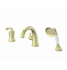 Смеситель на борт ванны Wonzon & Woghand, Брашированное золото (WW-88659008-BG)