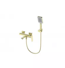 Смеситель для ванны с душем WONZON & WOGHAND, Брашированное золото (WW-88639011-BG)