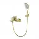 Смеситель для ванны с душем WONZON & WOGHAND, Брашированное золото (WW-88639003A-BG)