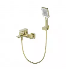 Смеситель для ванны с душем WONZON & WOGHAND, Брашированное золото (WW-88639003A-BG)