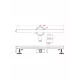Душевой трап AltroBagno Trave 071216 Ni (60)