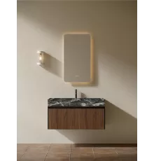 Тумба c раковиной AltroBagno Pino 1000 Walnut/Italian Grey