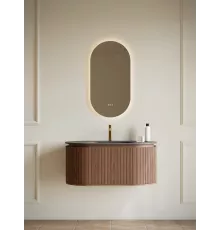 Тумба с раковиной AltroBagno Calenella 1000 Walnut/Grey