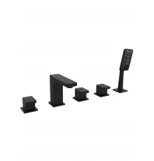 Смеситель на борт ванной с душем AltroBagno Lamberto 020106 MB