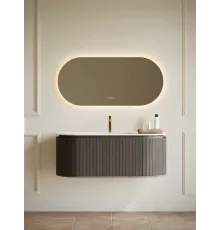 Тумба с раковиной AltroBagno Calenella 1200 Smoked Oak/White