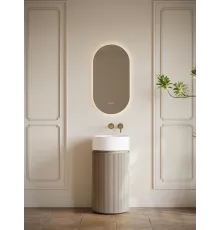 Тумба с раковиной AltroBagno Chia 450 Velet Beige Oak/Matte White