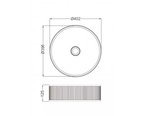 Раковина AltroBagno Costoso 001005 OrSp из нержавеющей стали