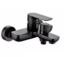 Смеситель для ванны с ручным душем Grocenberg GB8009 Черный матовый