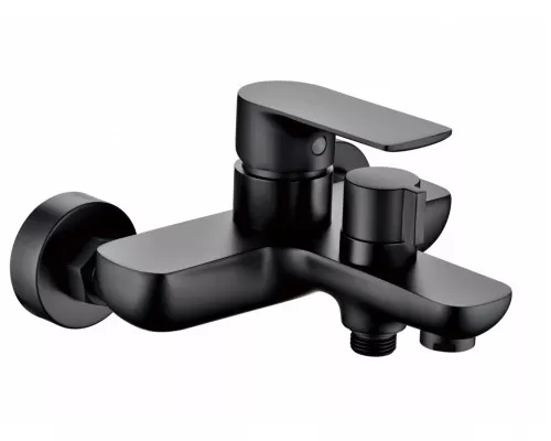 Смеситель для ванны с ручным душем Grocenberg GB8009 Черный матовый