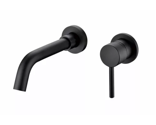 Смеситель встраиваемый для раковины Groсenberg GB511 Черный матовый