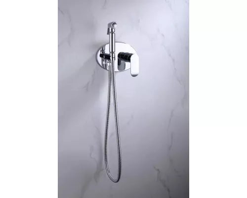 Смеситель встраиваемый с гигиеническим душем Grocenberg GB003 Хром