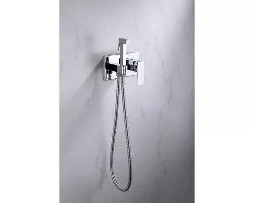 Смеситель встраиваемый с гигиеническим душем Grocenberg GB004 Хром