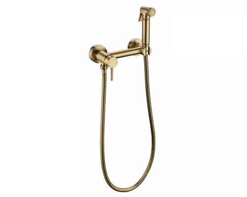 Смеситель с гигиеническим душем Grocenberg GB103N Бронза