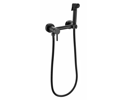 Смеситель с гигиеническим душем Grocenberg GB103N Черный матовый