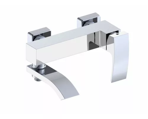 Смеситель для ванны с ручным душем Grocenberg GB8007 Белый хром