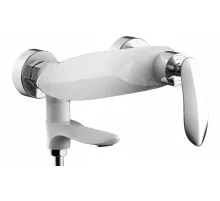 Смеситель для ванны с ручным душем Groсenberg GB8001 Белый хром