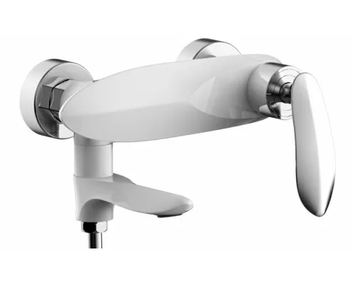 Смеситель для ванны с ручным душем Groсenberg GB8001 Белый хром