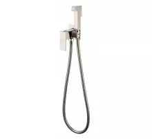 Смеситель встраиваемый с гигиеническим душем Grocenberg GB002 Никель