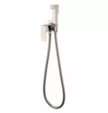 Смеситель встраиваемый с гигиеническим душем Grocenberg GB002 Никель