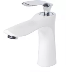 Cмеситель для раковины Grocenberg GB2001 Белый хром