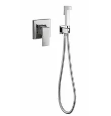 Смеситель встраиваемый с гигиеническим душем Grocenberg GB1001 Хром