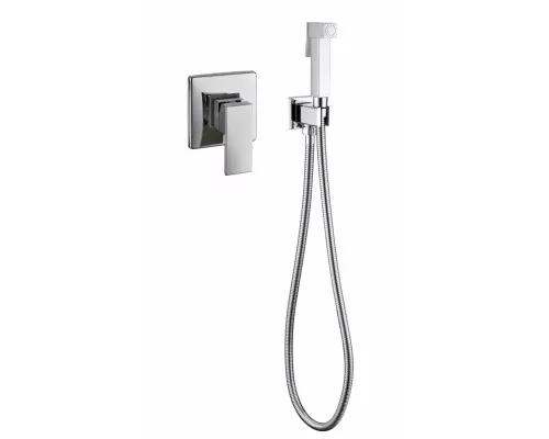 Смеситель встраиваемый с гигиеническим душем Grocenberg GB1001 Хром