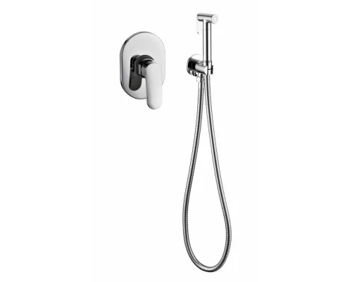 Смеситель встраиваемый с гигиеническим душем Grocenberg GB1002 Хром