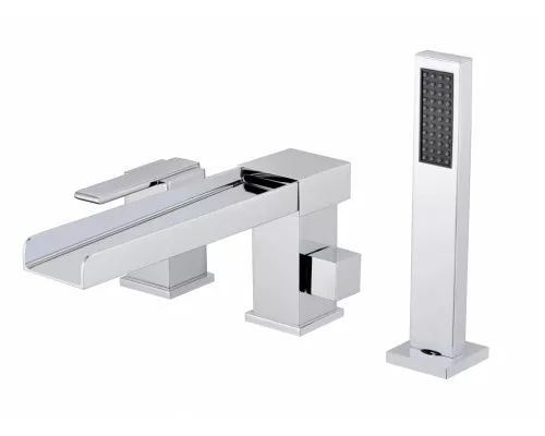 Смеситель на борт ванны Groсenberg GB6008-2 Хром