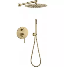 Душевая система скрытого монтажа Grocenberg GB5099MG-3 Матовое золото
