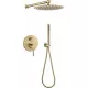 Душевая система скрытого монтажа Grocenberg GB5099MG-3 Матовое золото