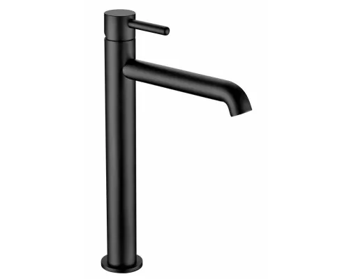 Смеситель для раковины Высокий Grocenberg GB3029BL Чёрный матовый