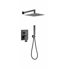 Душевая система скрытого монтажа Grocenberg GB5089BL-3 Чёрный матовый