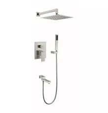 Душевая система скрытого монтажа Grocenberg GB5089NK-1 Никель