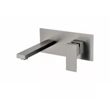 Смеситель встраиваемый для раковины Grocenberg GB588BG Графит