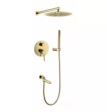 Душевая система скрытого монтажа Grocenberg GB5099GO-1 Золото