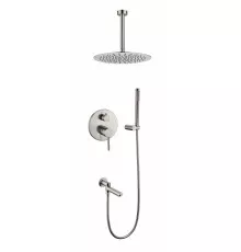 Душевая система скрытого монтажа Grocenberg GB5099NK-2 Никель